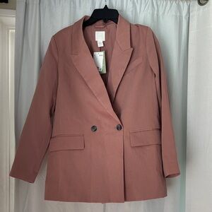 H&M Rosewood Double-Breasted Blazer